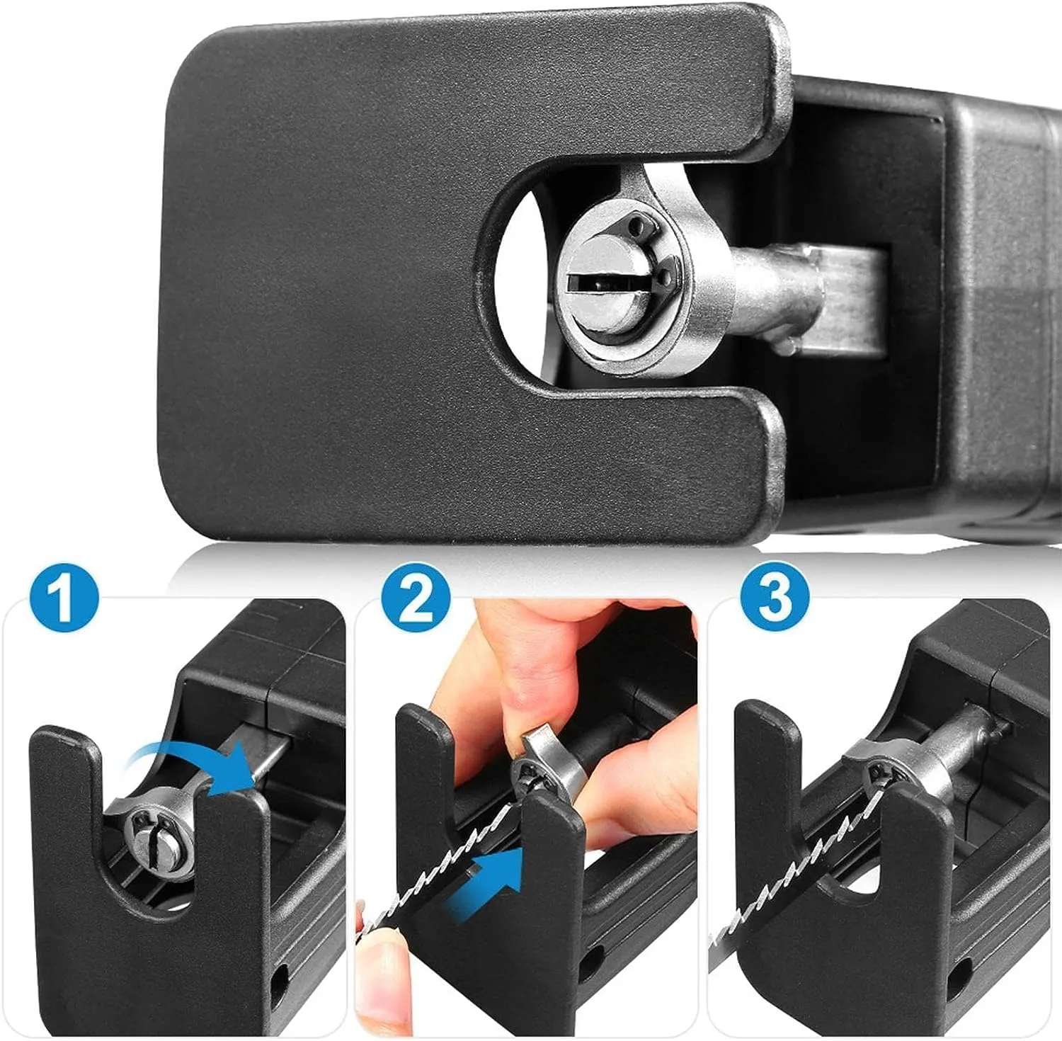 Blade installation steps