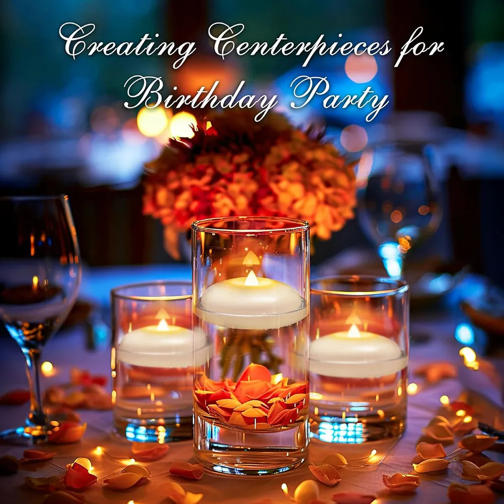 Floating candle centerpiece