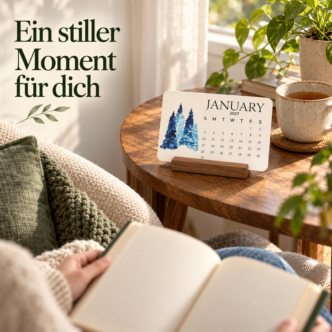 Samenkalender 2027 aus pflanzbarem Papier