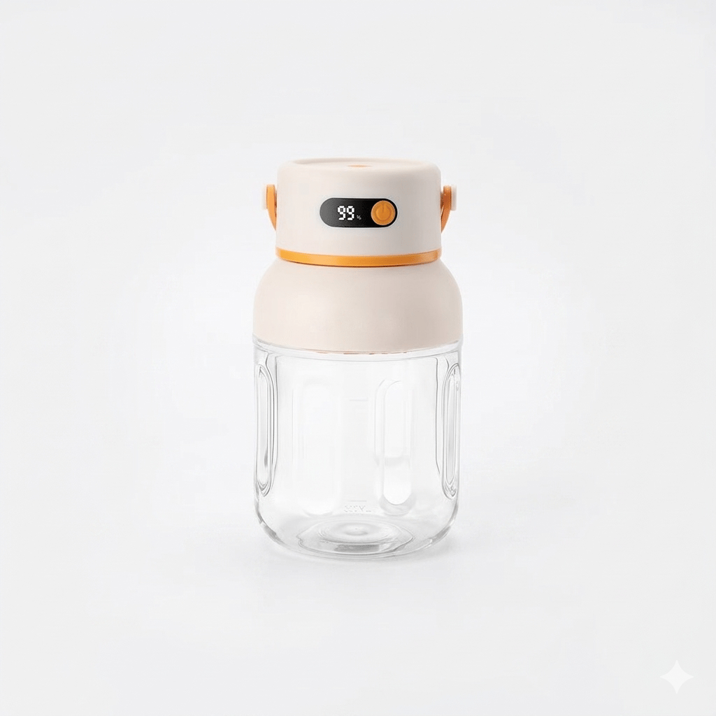 Portable Electric Juicer Cup with zero cord hassle : Drink fresh nutrient-rich smoothies without struggling with heavy blenders.