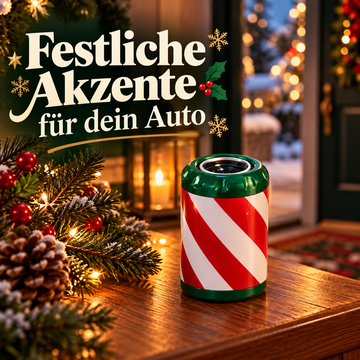 Weihnachtsprojektor für festliche Stimmung im Auto