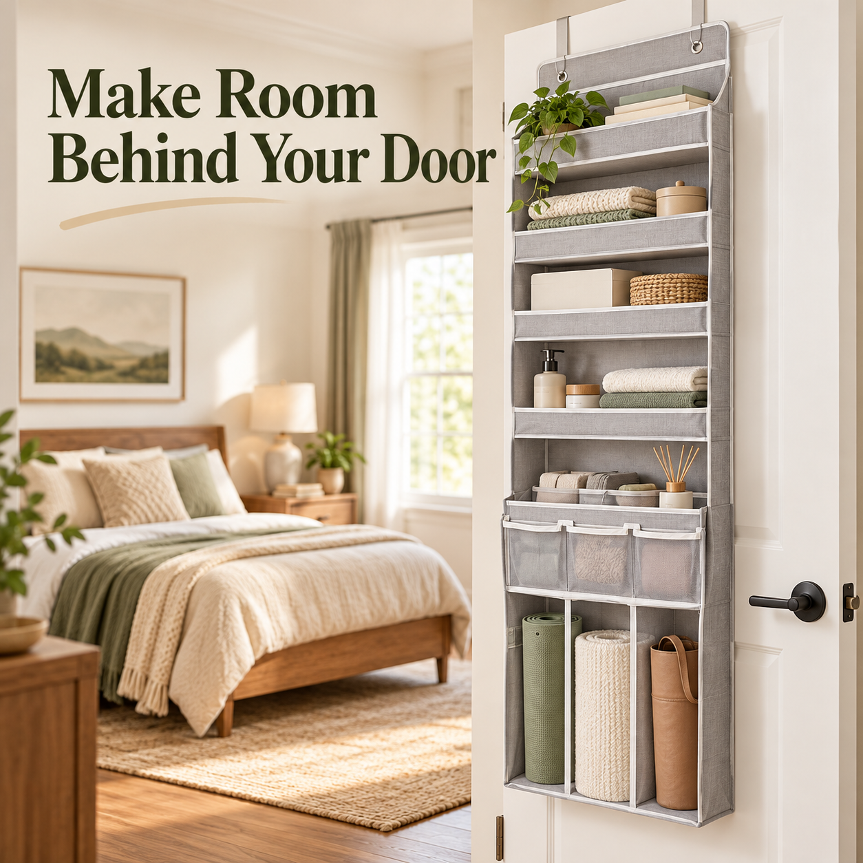Over-the-Door Organizer for Easy-Access Everyday Storage