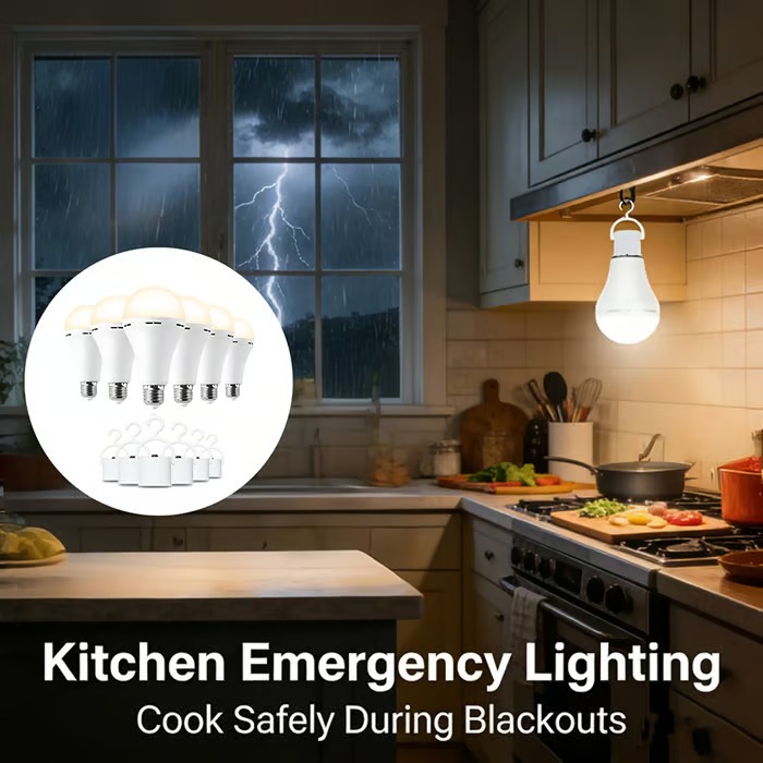 Wiederaufladbare Notfalllampen – 3er- oder 6er-Pack