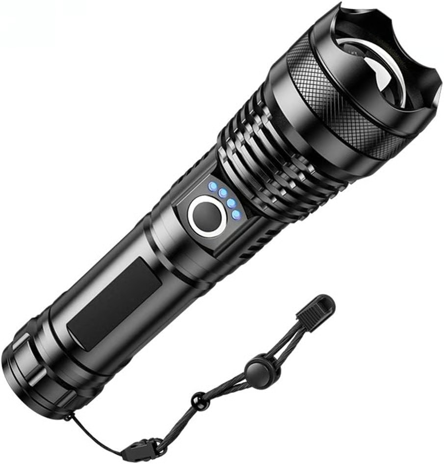 Wiederaufladbare LED-Taschenlampe – hohe Lichtleistung, wasserdicht und besonders hell für Notfälle