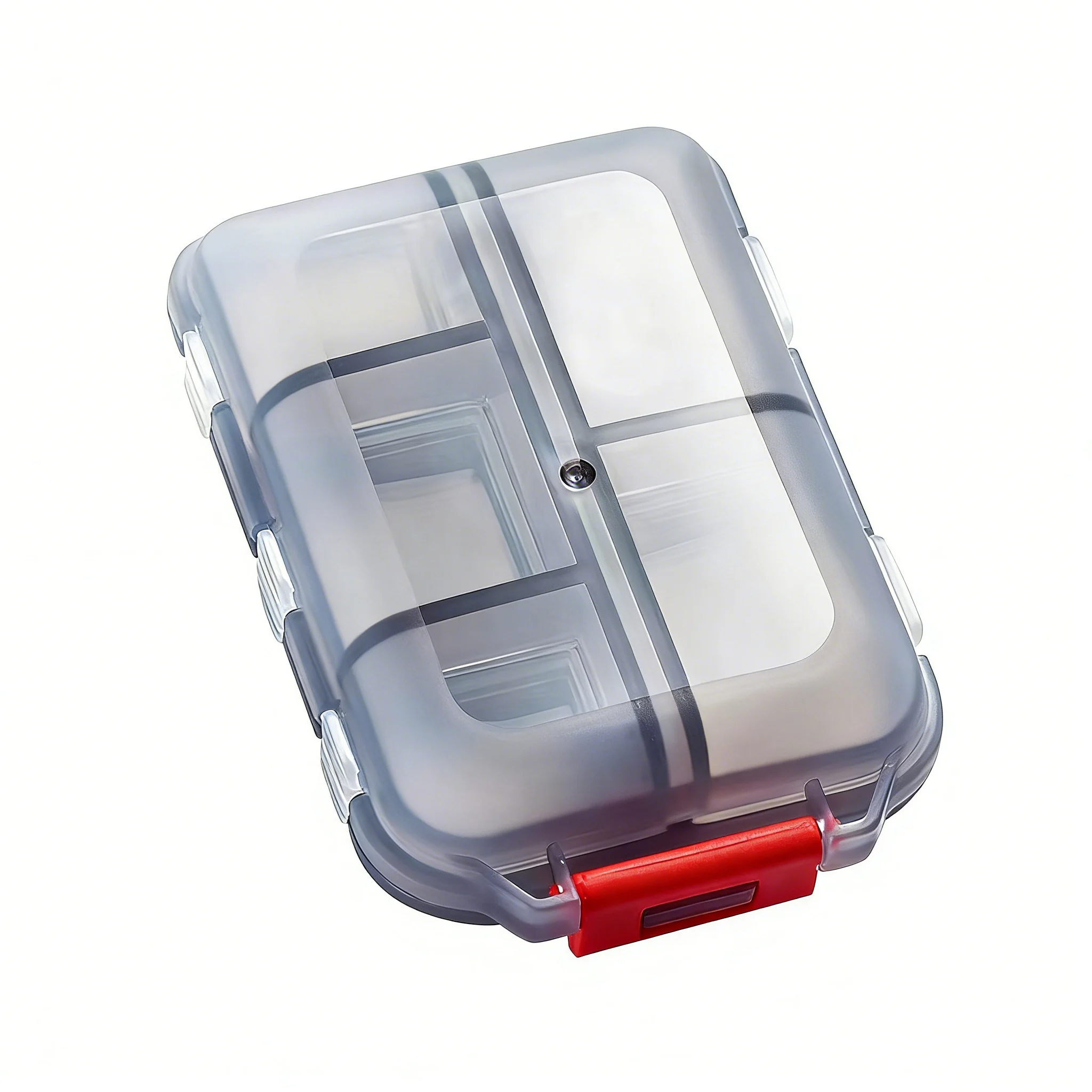 Tragbare doppelstöckige Tablettenbox