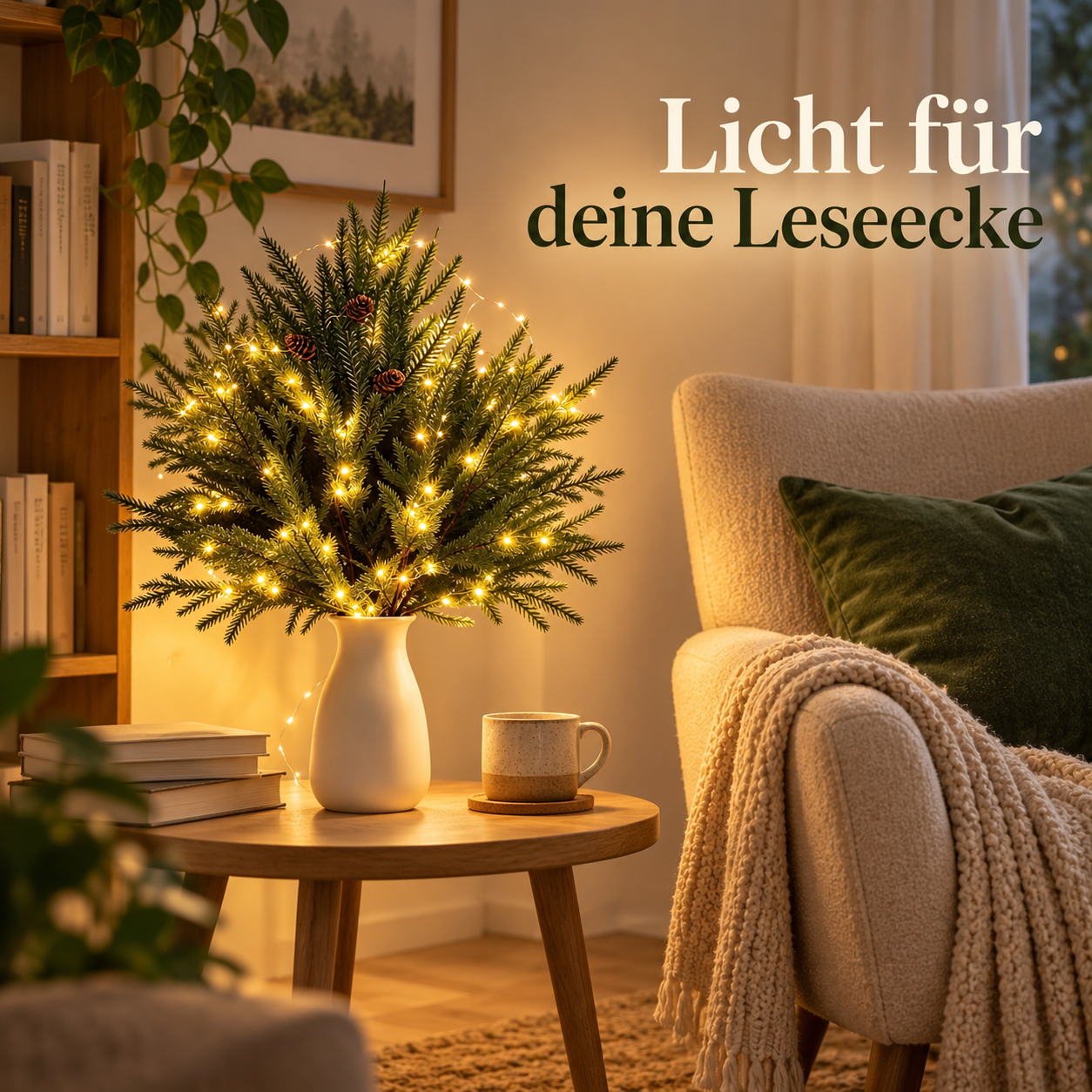 LED-Tannenzweige für ein gemütliches Zuhause