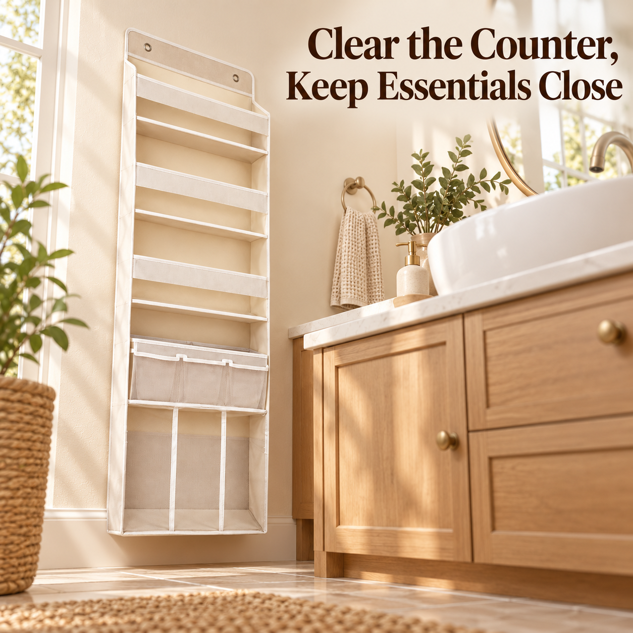 Over-the-Door Organizer for Easy-Access Everyday Storage