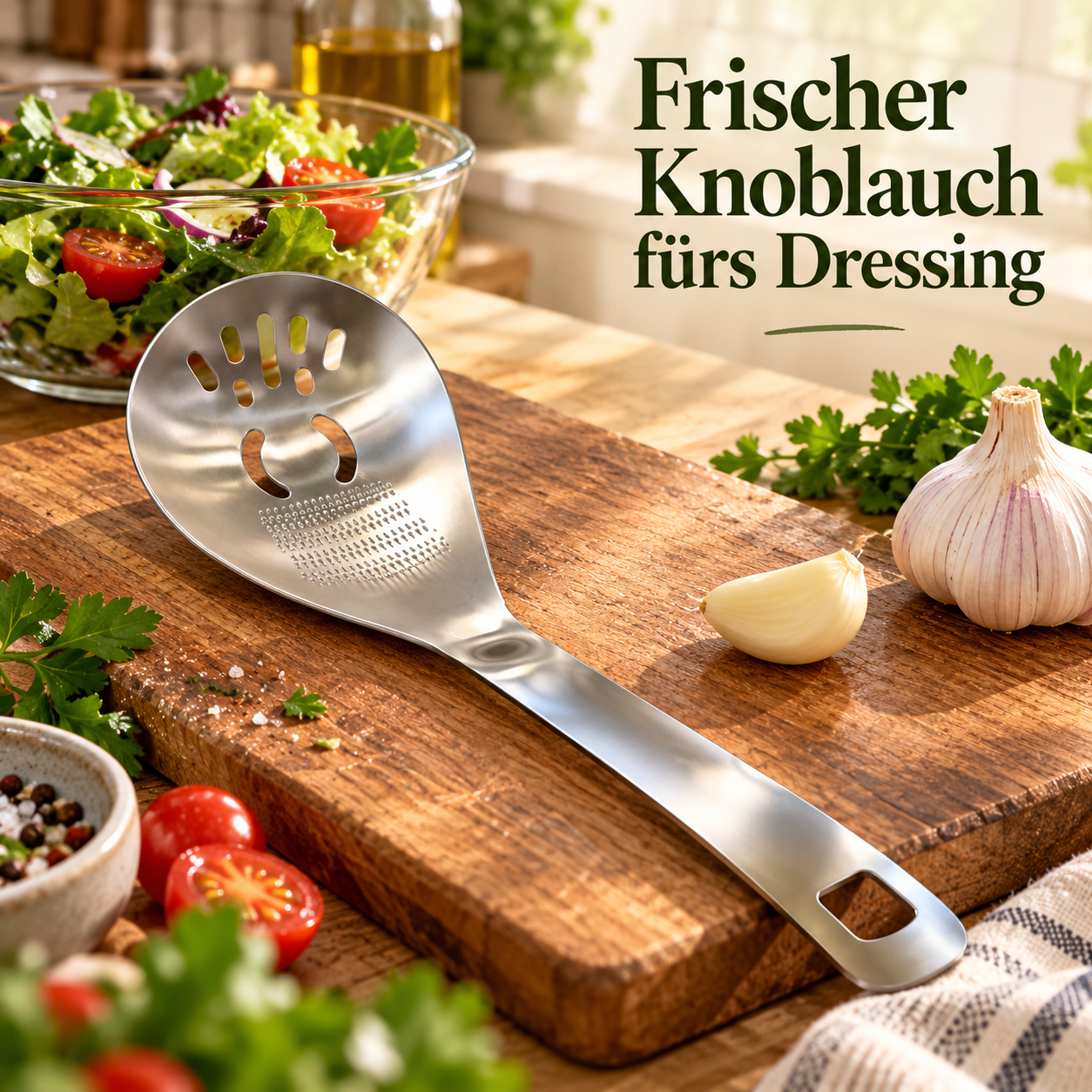 Ingwer- und Knoblauchreibe für frische Würze