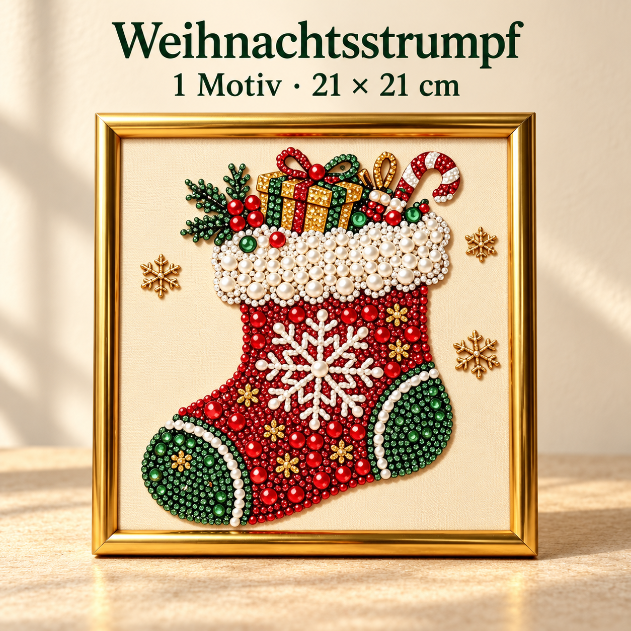 Weihnachts-Diamond-Painting für selbst gestalteten Festtagsglanz