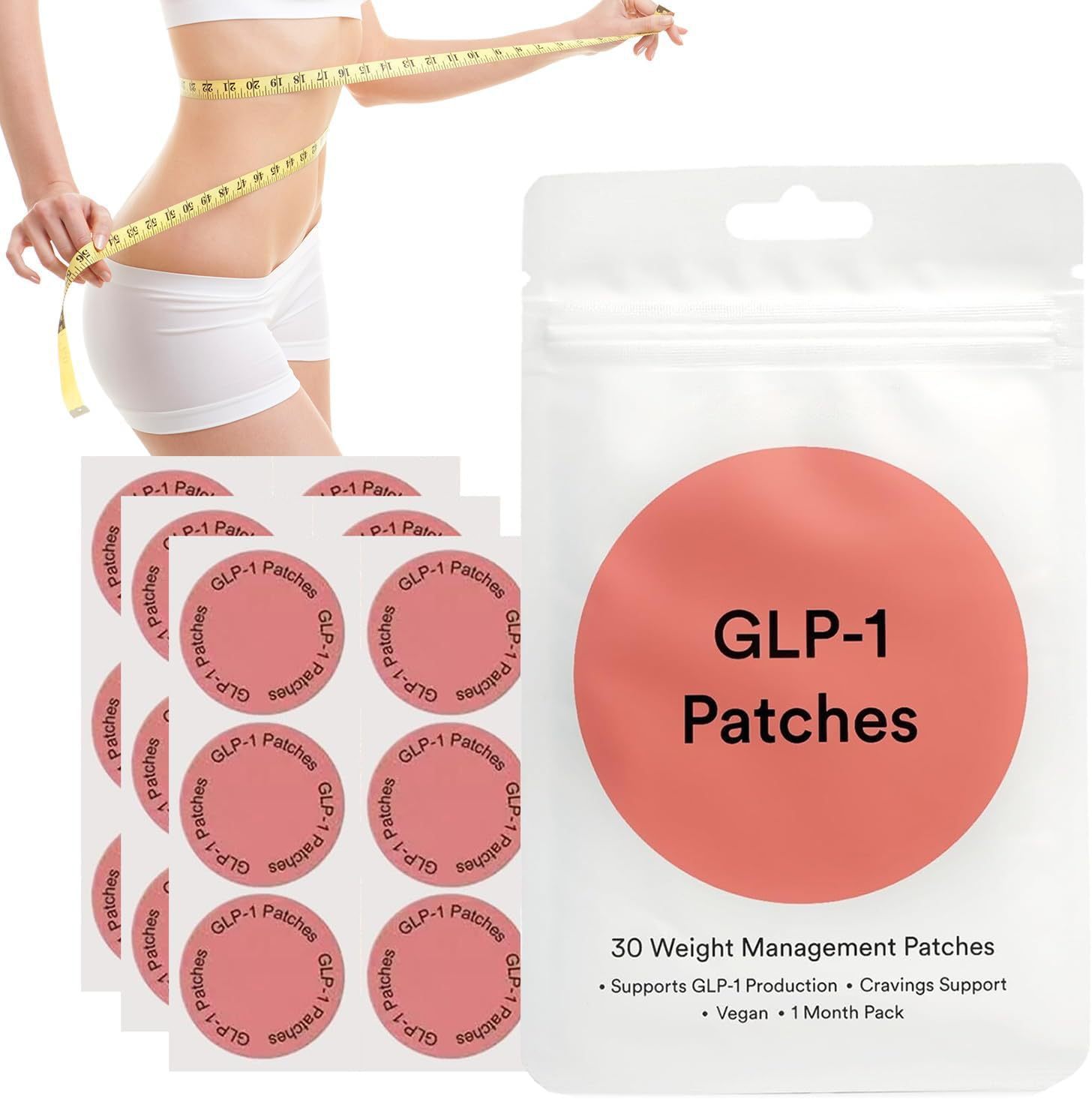 Lazy Person's GLP-1 Body Patch Sticker Body Contour Sticker Skin Firming Management Sticker