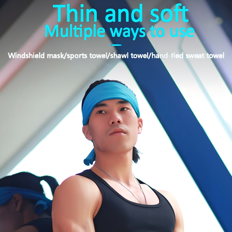 New EVA boxed cooling sports outdoor fitness towel, sweat-absorbing, quick-drying, ice-cooling towel
