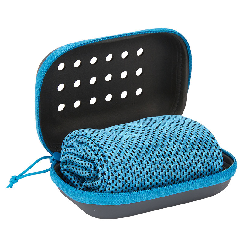 New EVA boxed cooling sports outdoor fitness towel, sweat-absorbing, quick-drying, ice-cooling towel