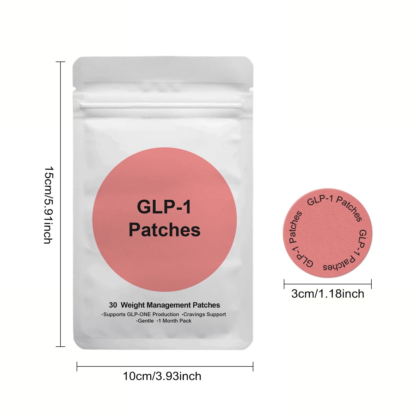 Lazy Person's GLP-1 Body Patch Sticker Body Contour Sticker Skin Firming Management Sticker