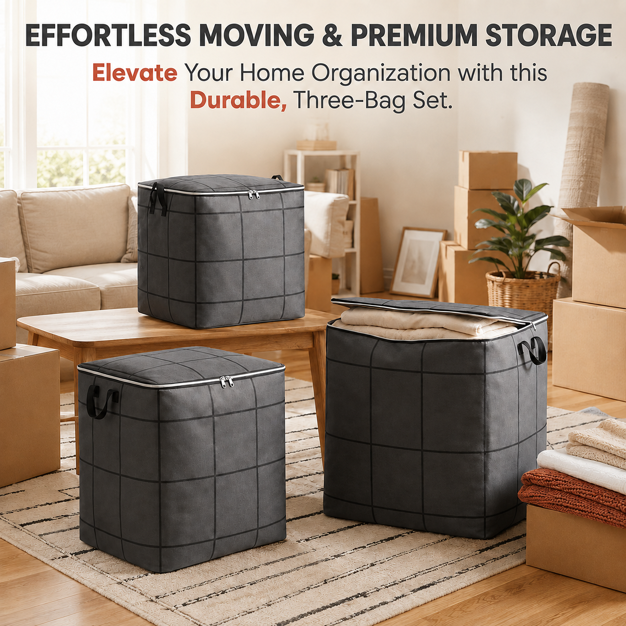 The Ultimate Moving & Storage Bag Set – Heavy-Duty, Spacious & Foldable