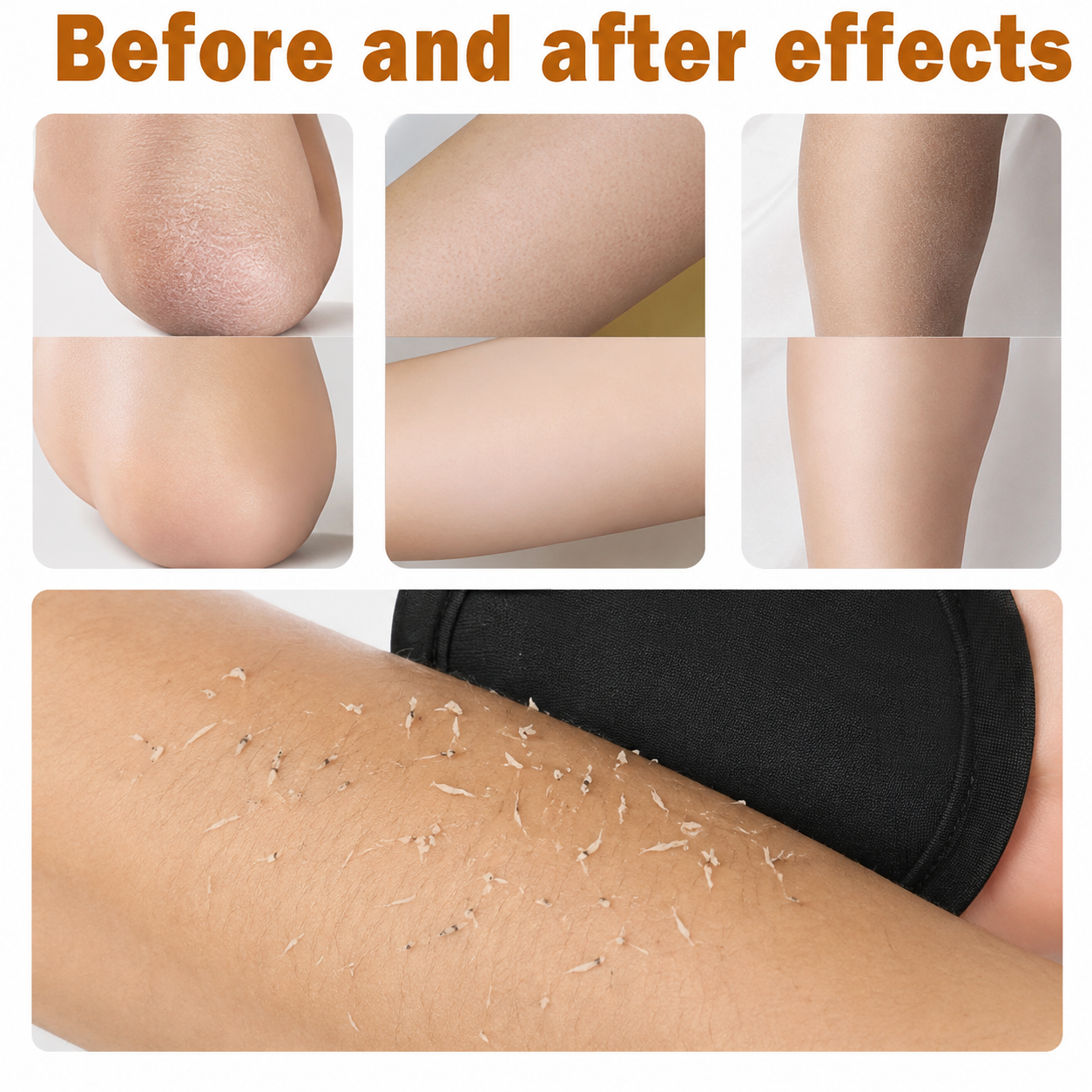 Exfoliating Body Scrubber Pad with Finger Grip – Gentle Rubber