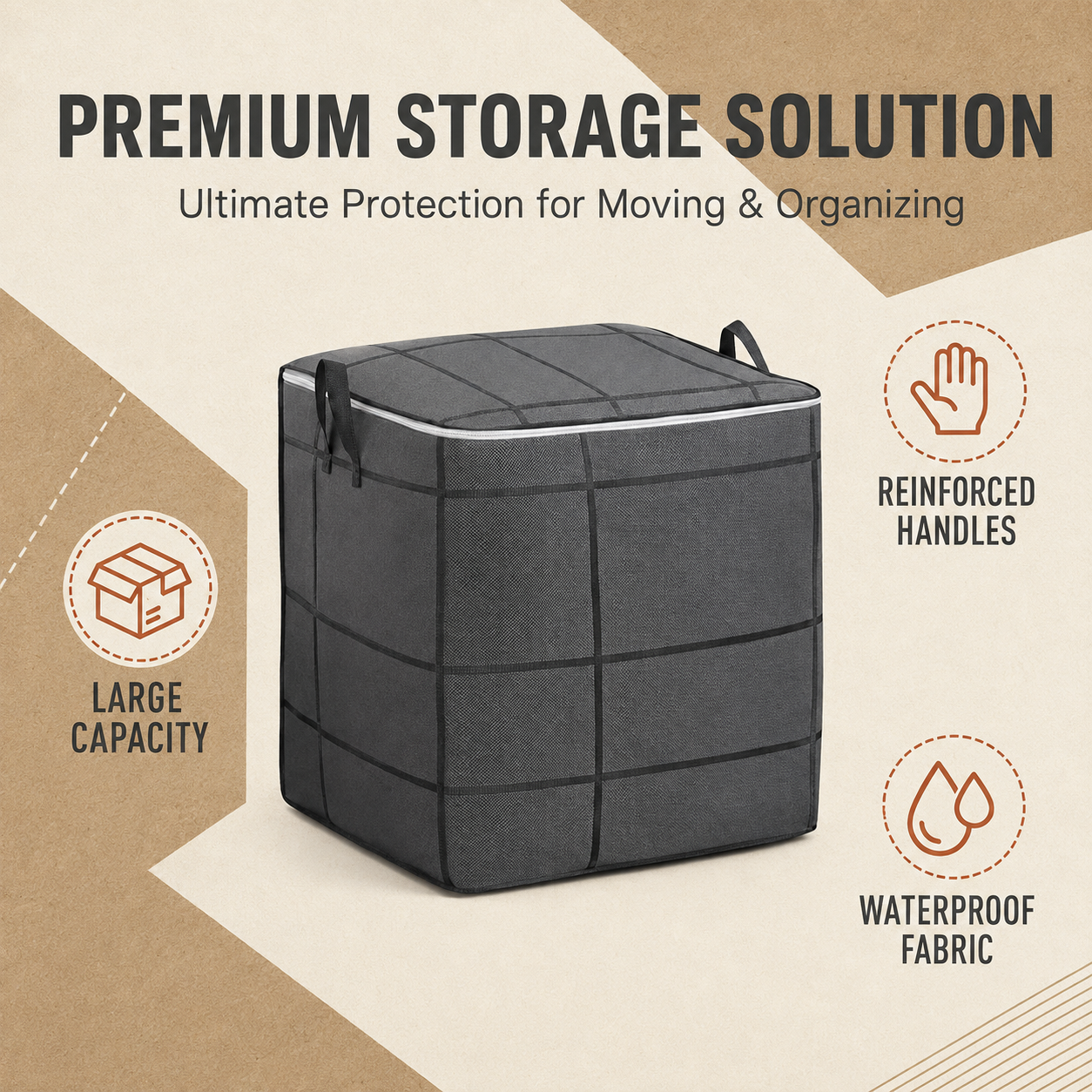 The Ultimate Moving & Storage Bag Set – Heavy-Duty, Spacious & Foldable