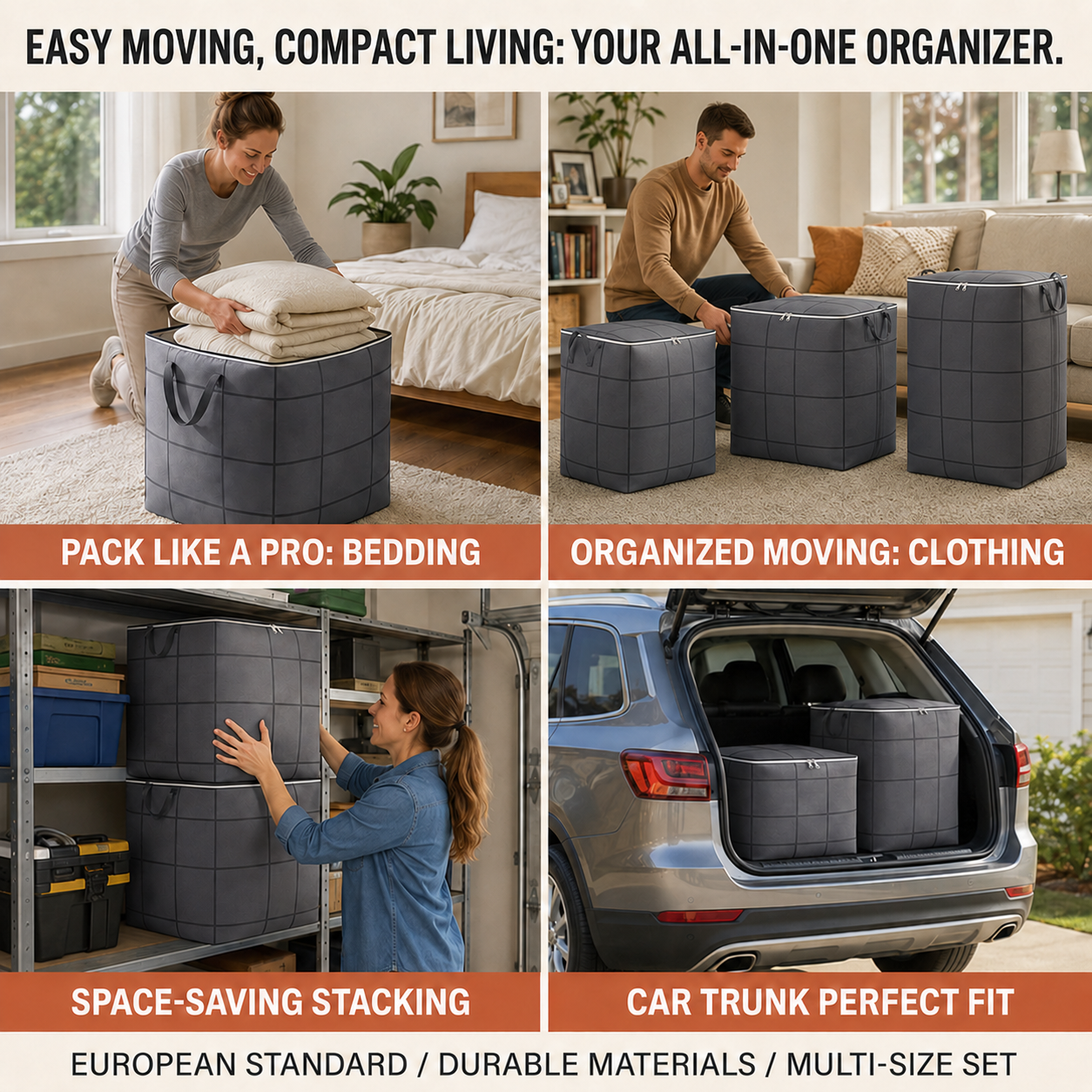 The Ultimate Moving & Storage Bag Set – Heavy-Duty, Spacious & Foldable