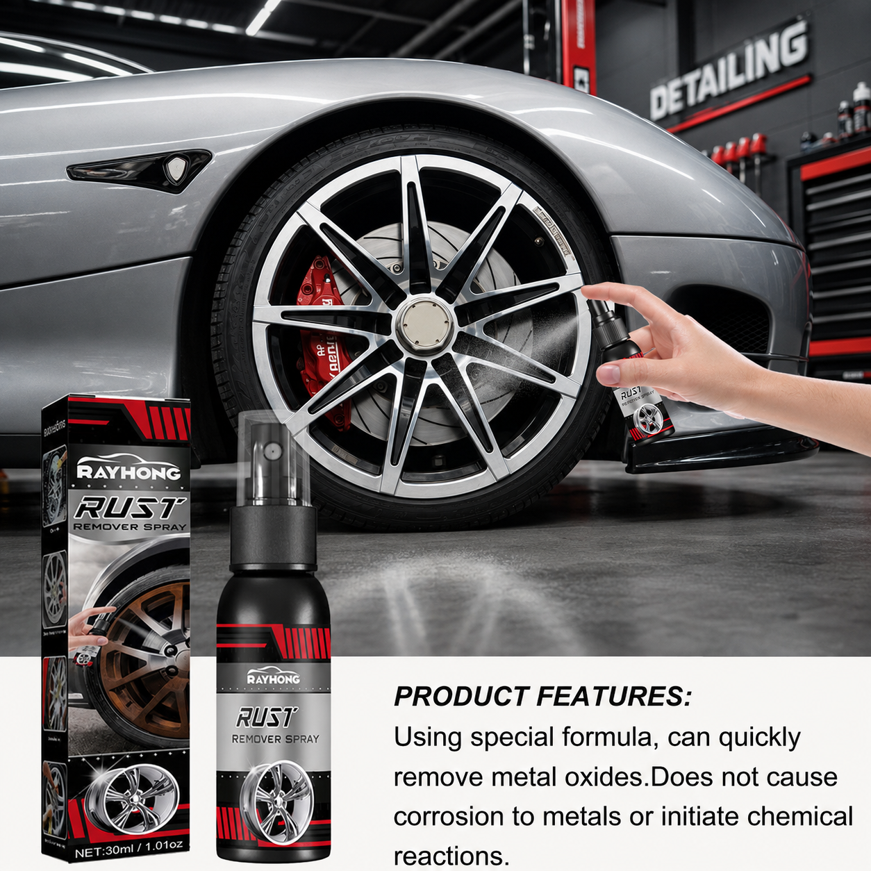 Spray & Shine – Ceramic Coating in a Bottle | 12+ Months of Hydrophobic Protection