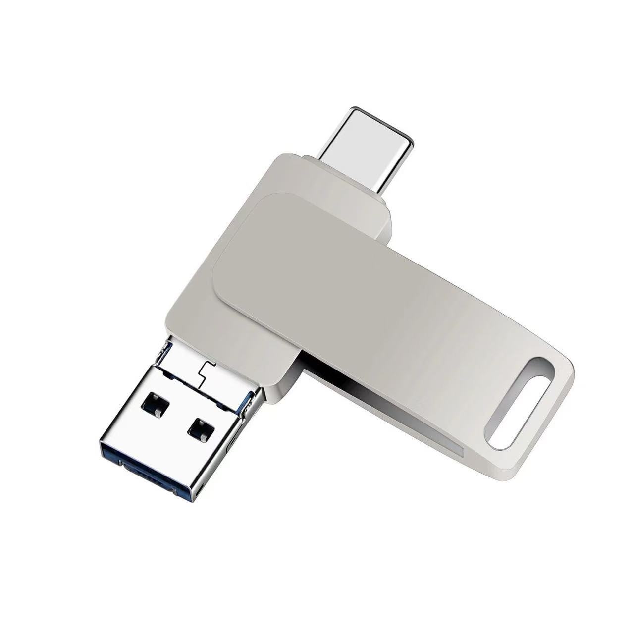 Large capacity mobile phone USB flash drive, dual-use OTG USB flash drive for mobile phones and computers, universal Android car storage USB flash drive