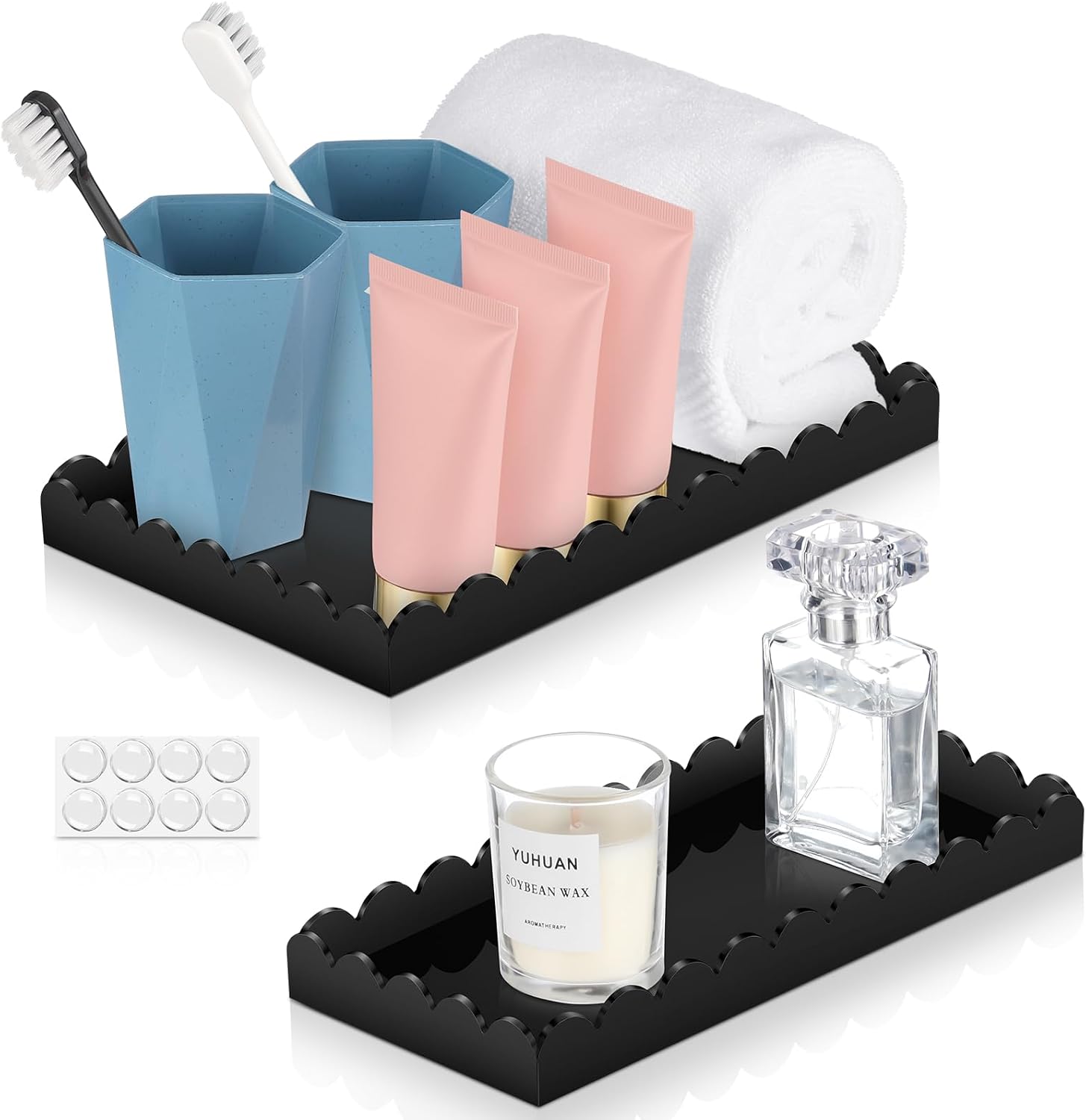 The Aurelia Scalloped Vanity Tray — Where Everyday Essentials Become Art