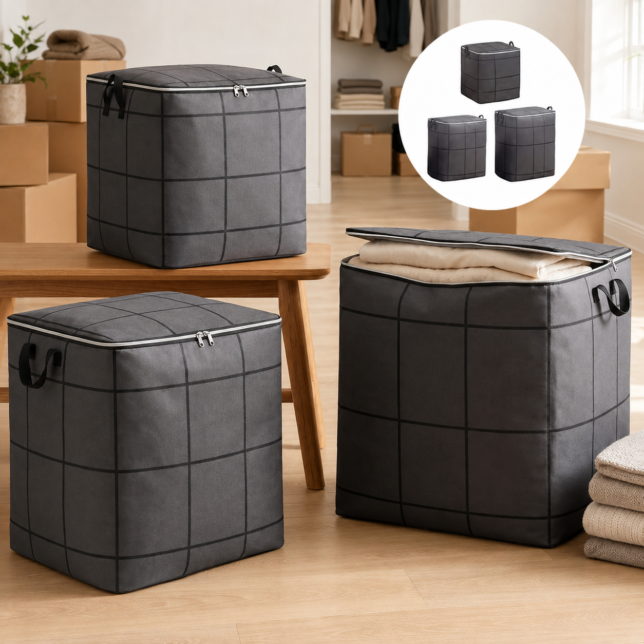 The Ultimate Moving & Storage Bag Set – Heavy-Duty, Spacious & Foldable