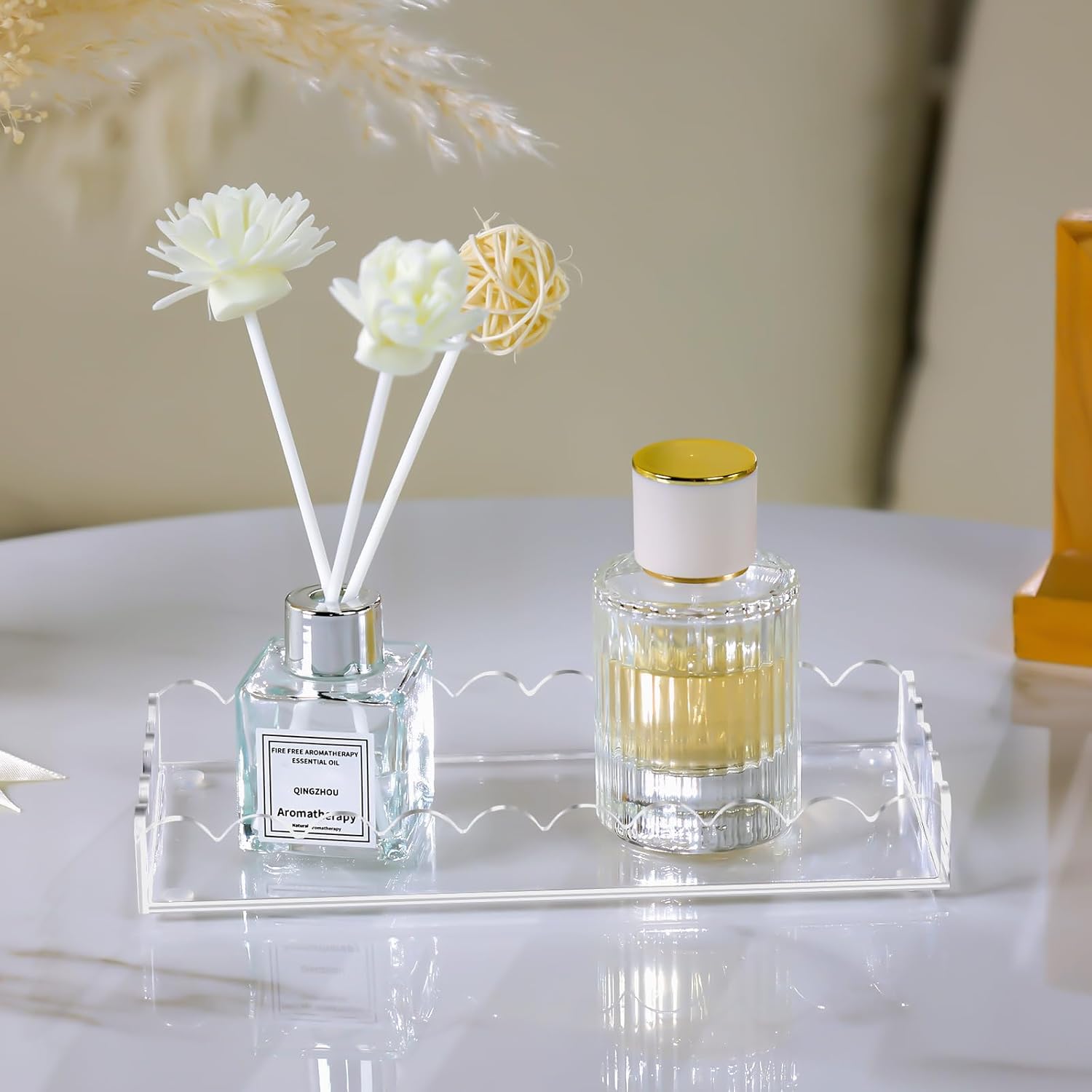 The Aurelia Scalloped Vanity Tray — Where Everyday Essentials Become Art
