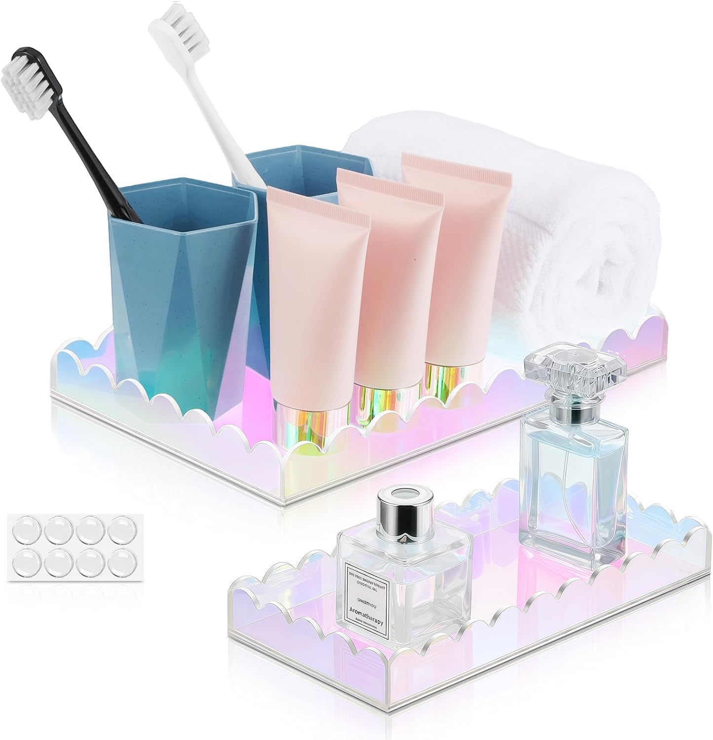 The Aurelia Scalloped Vanity Tray — Where Everyday Essentials Become Art