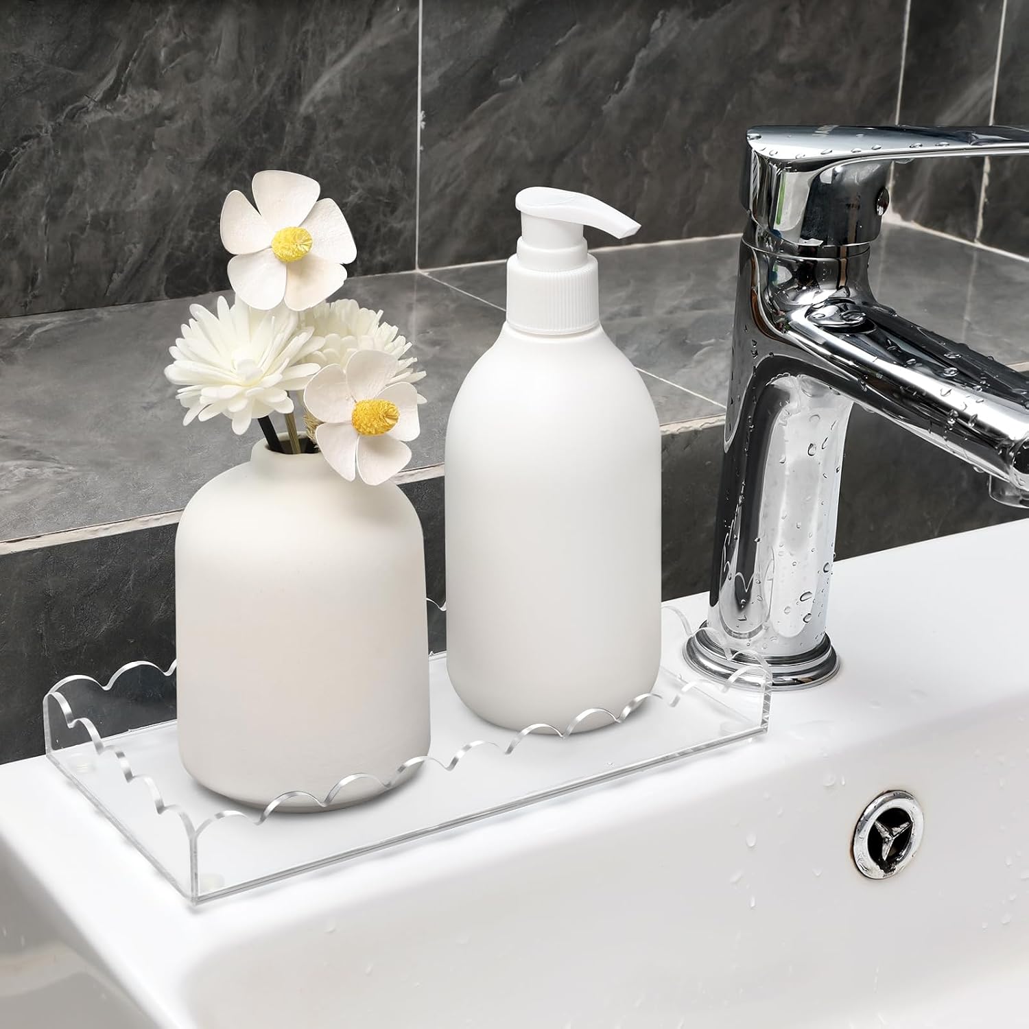 The Aurelia Scalloped Vanity Tray — Where Everyday Essentials Become Art