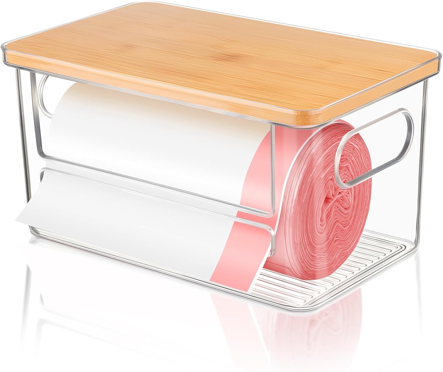 PLLDLC® Trash Bag Dispenser – Under Sink & Pantry Organizer