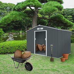 svita garden house s200 house metal grey