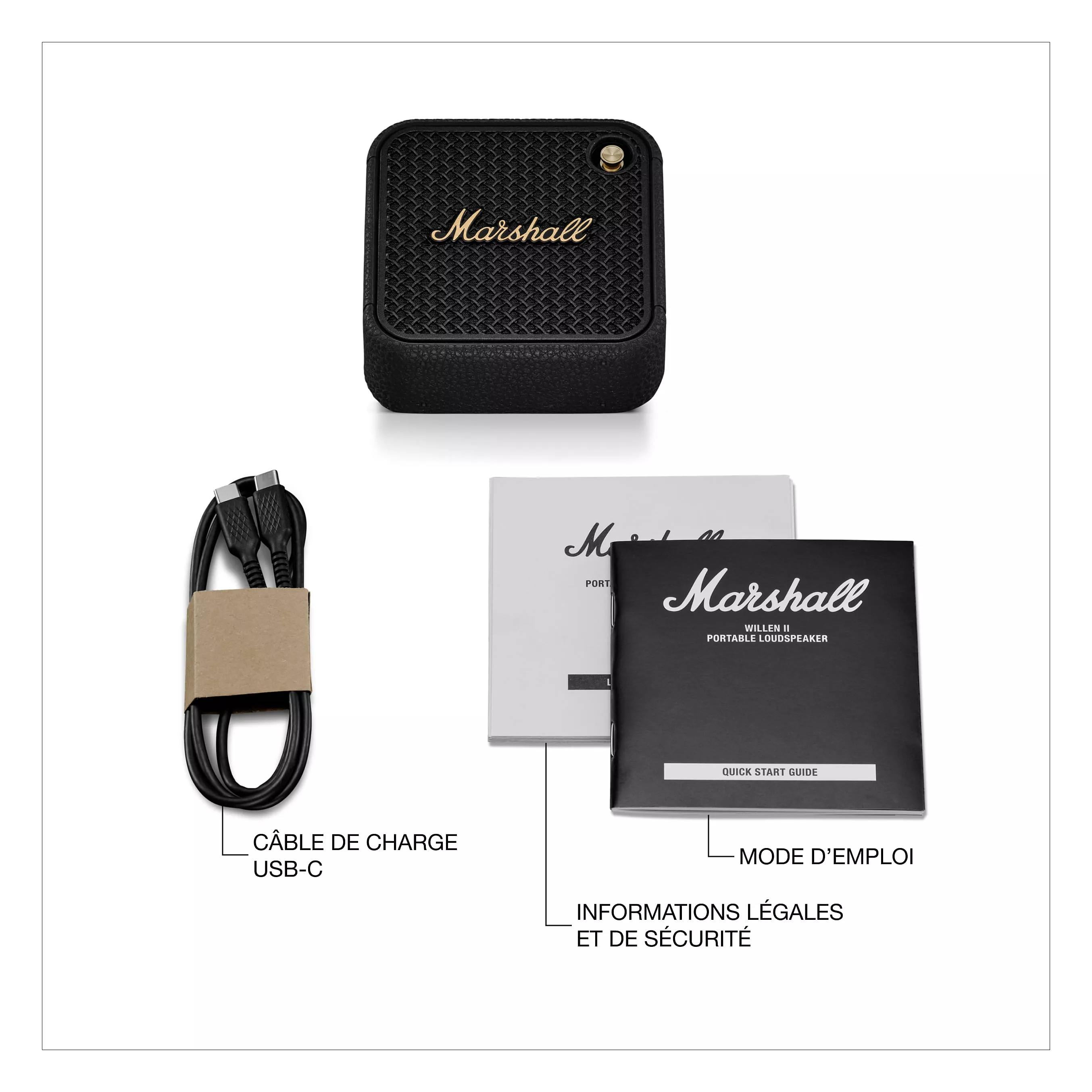 MARSHALL Willen II Black & Brass