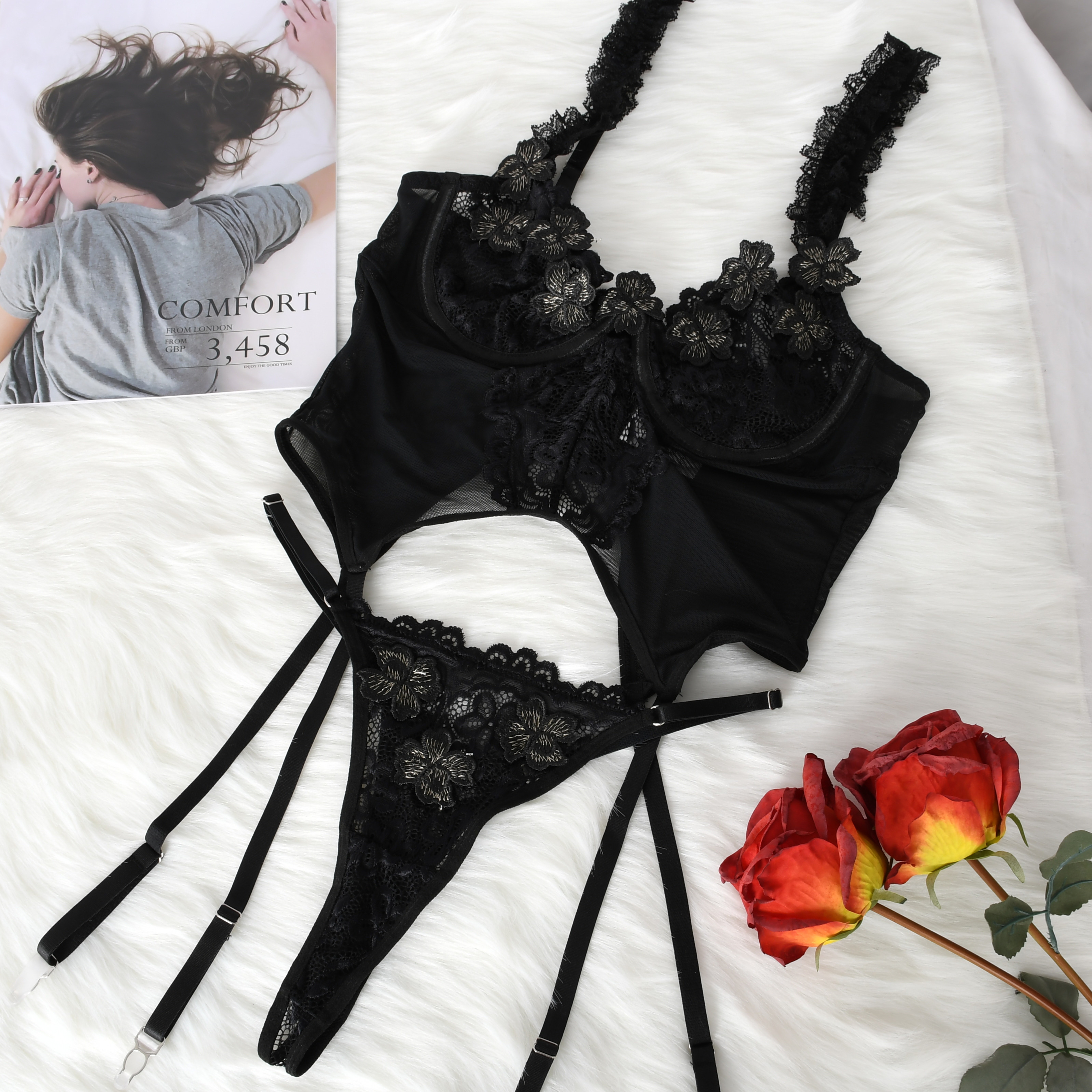 Sexy Lace Teddy Lingerie