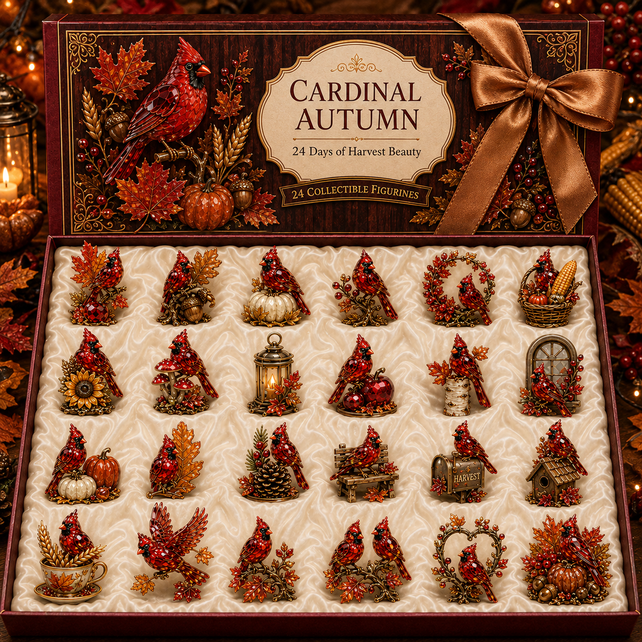 ⏰Last day 50% off🔥✨24-Day Advent Calendar - Cardinal
