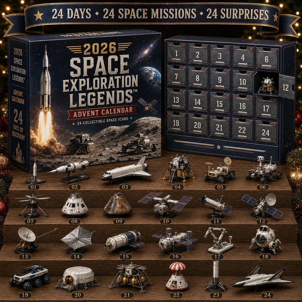 24 day space exploration advent calendar