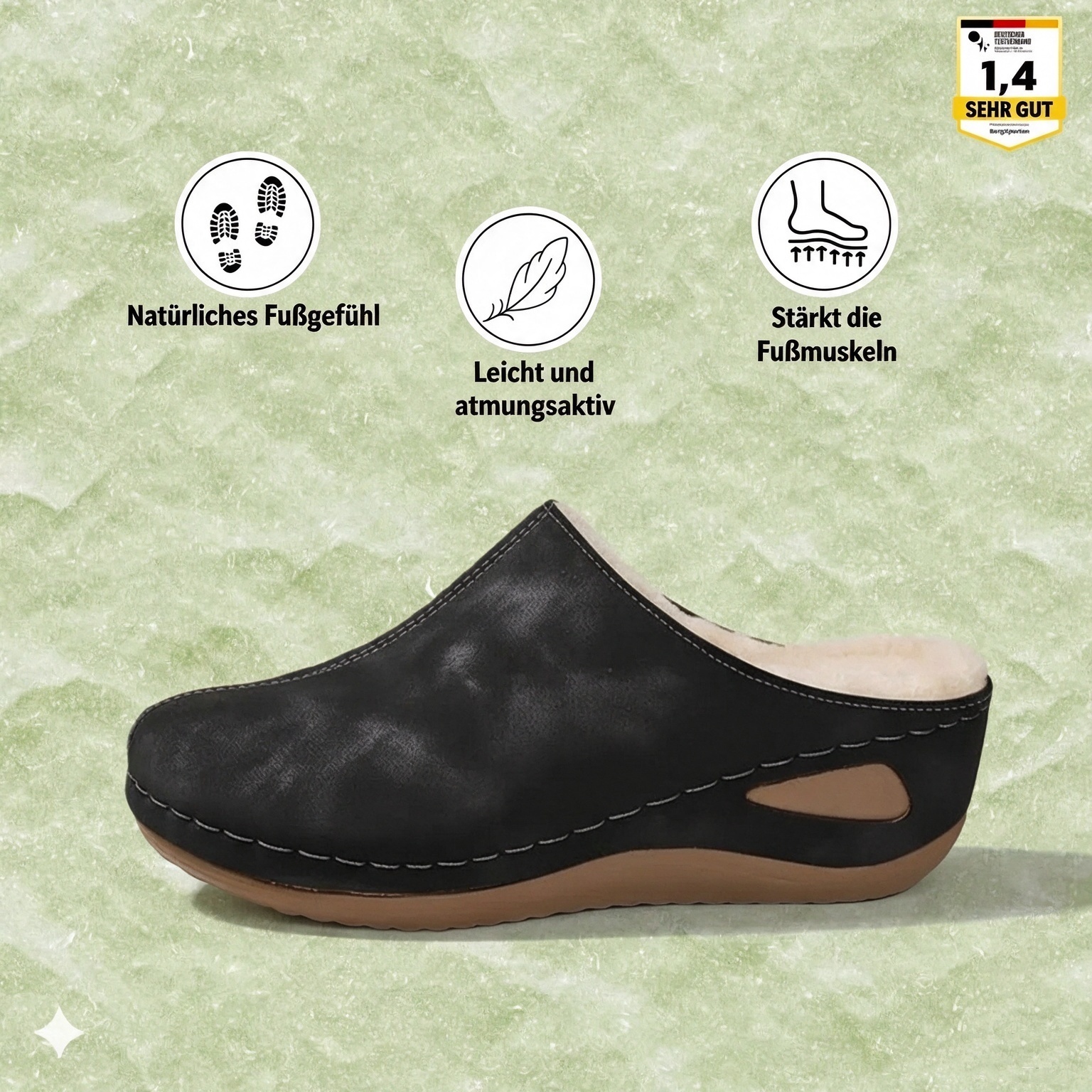 ergonomic and non-slip winter slippers for pain relief