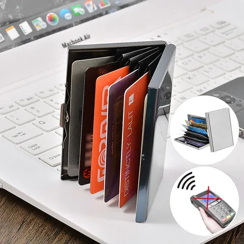 RFID-blocking protection for compatible contactless cards