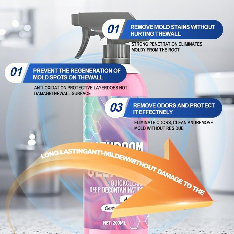 Bathroom cleaner for tile glass porcelain and granite