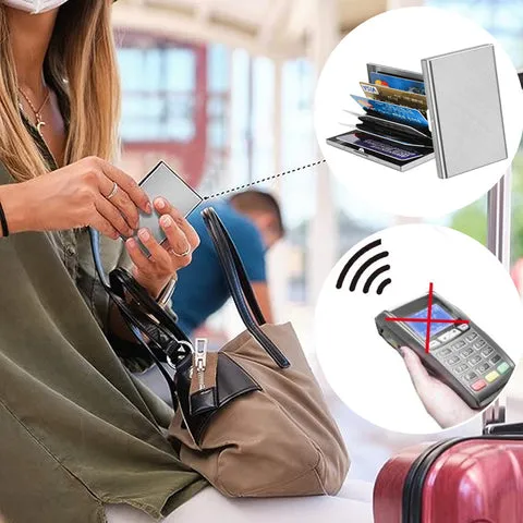 Compact card holder that fits inside a pocket