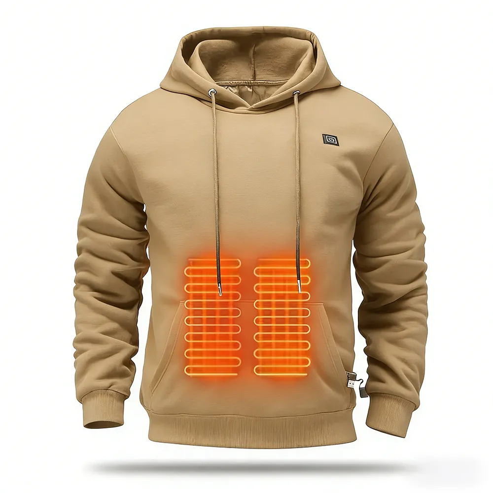Men's Smart Heated Hoodie (Equipped with a Charging Battery)