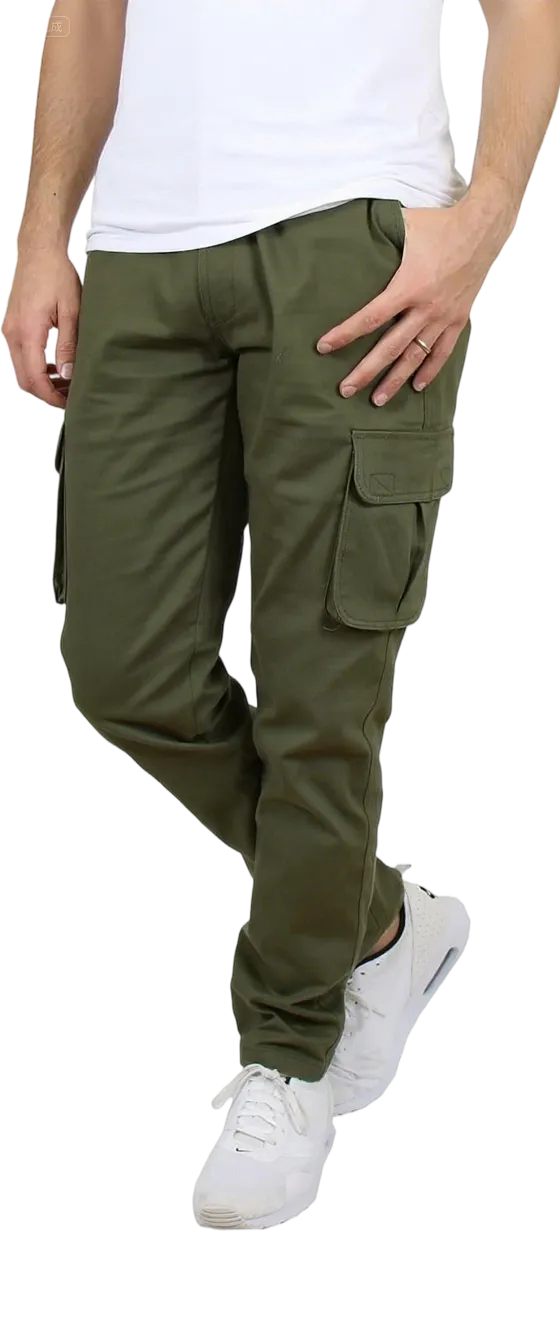 Men's Flex Stretch Cotton Cargo Pants