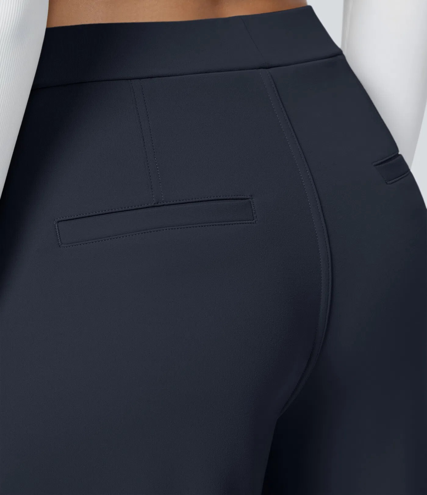 ⏰Big Spring Sale!High Waisted Side Pocket Straight Leg Work Pants
