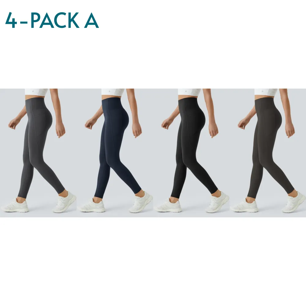 Tummy Control Side Pocket Shaping Leggings