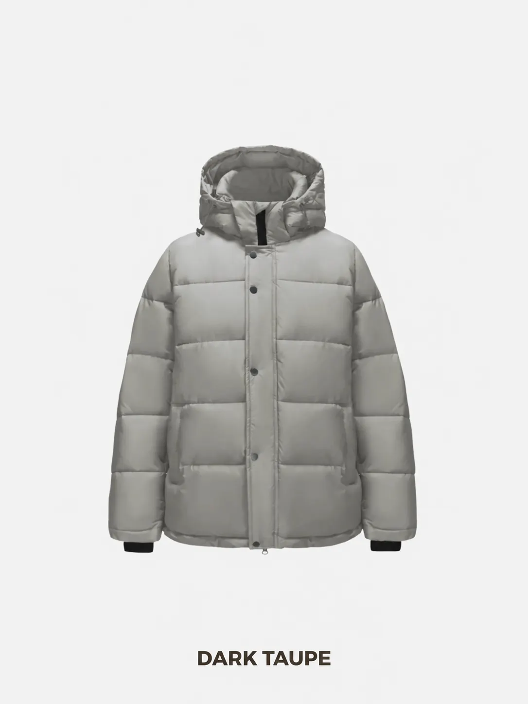 Men's Detachable-Hooded Puffer Jacket