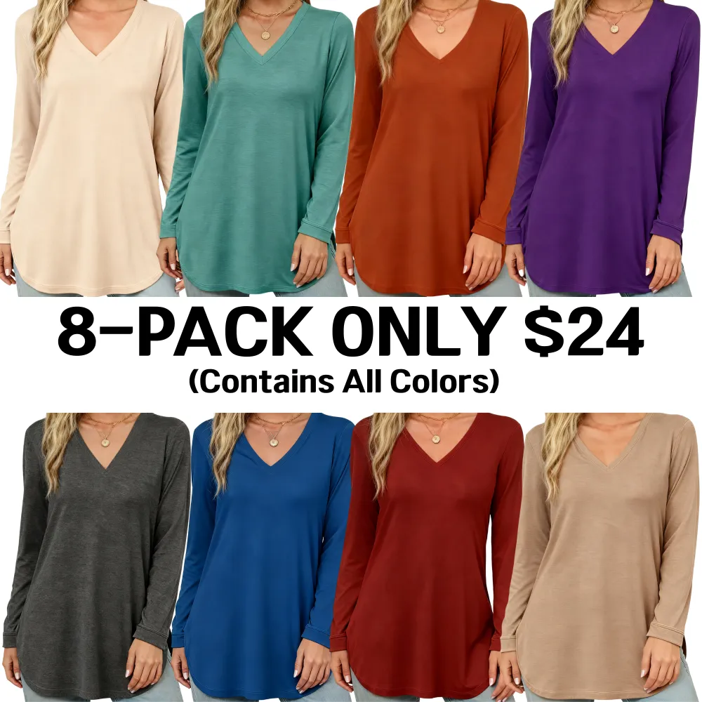 Women's belted top, long-sleeved shirt