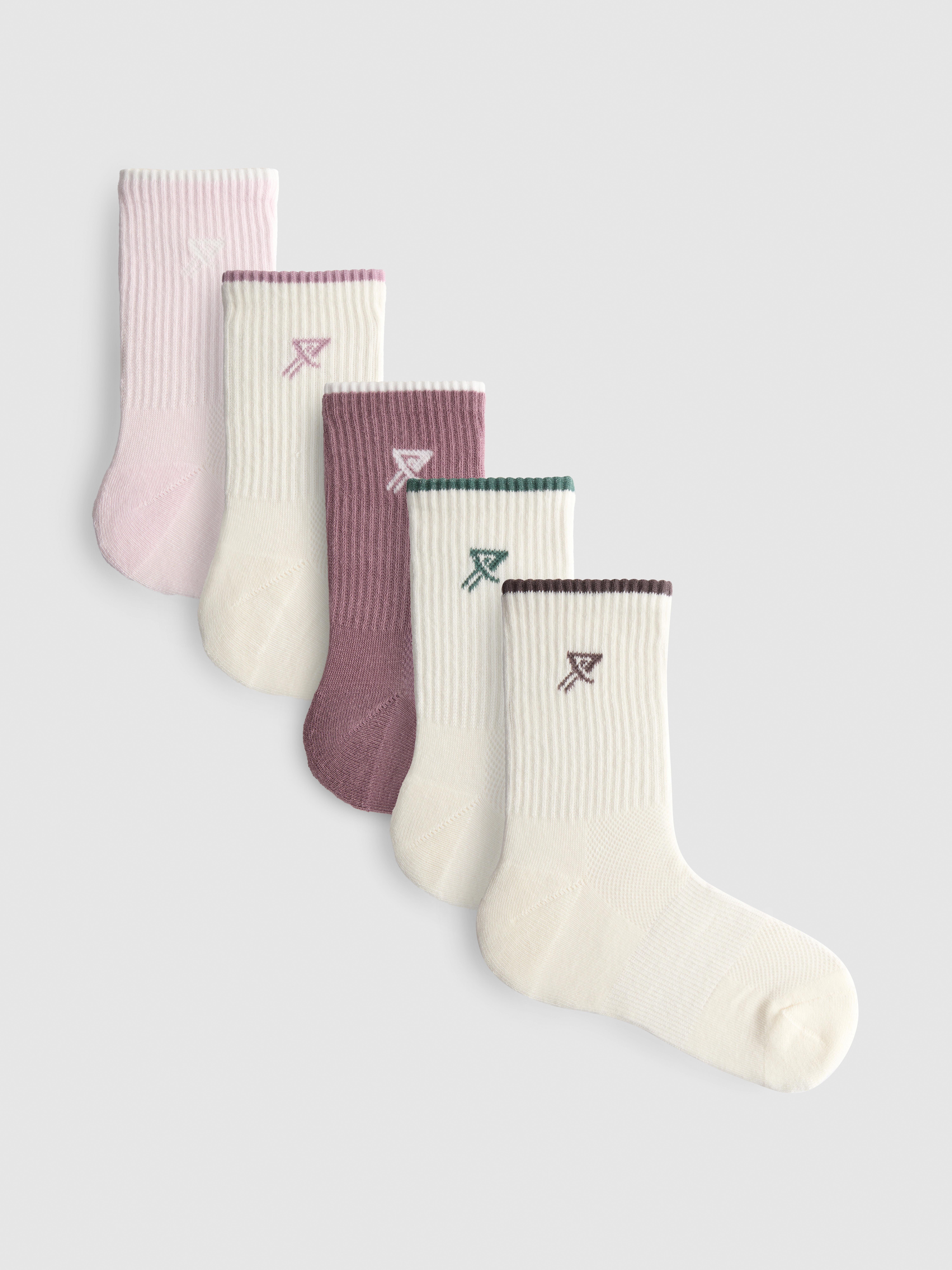 5pk Primark Form Cotton-Rich Ankle Socks
