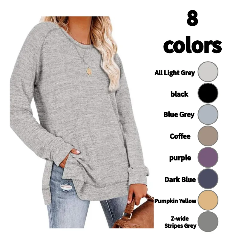 Women's belted top, long-sleeved shirt