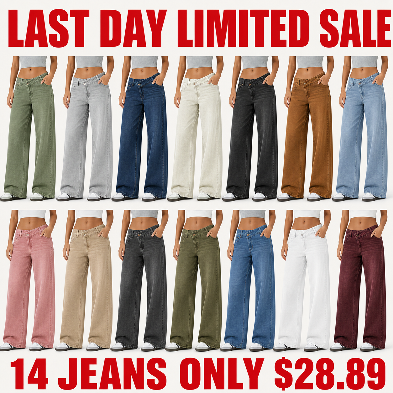Holy Grail Tummy Control Bootcut Jeans (Buy 2 Free Shipping)