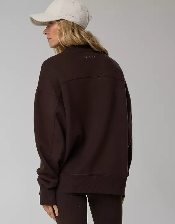 🔥 6-Color 6-Set - $26.9 Today 🔥Cloud Fleece Oversized Mockneck Sweatshirt+Barrel Sweatpant Matching Sets