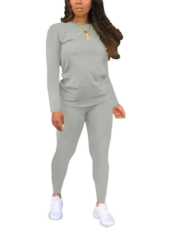💥Clearance Sale⏰ Women's solid color elastic waist pants suit🔥