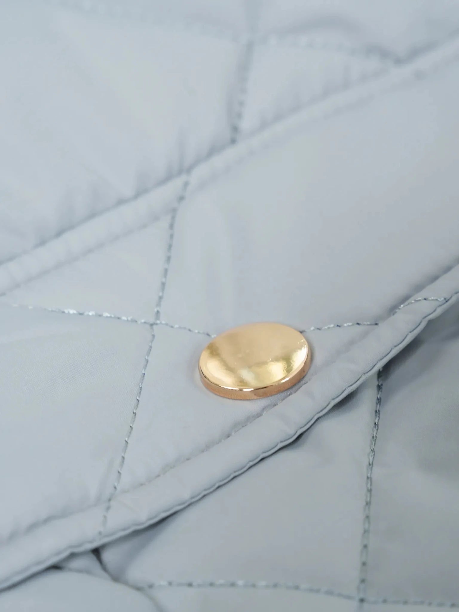 Mid Length Diamond Quilted Puffer